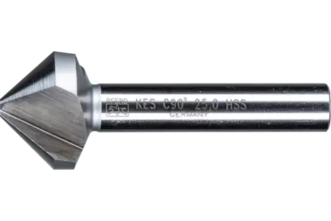 HSS-kegelverzinkboor en verzinker 90° Ø 25 mm stift-Ø 10 mm DIN 335 C 1