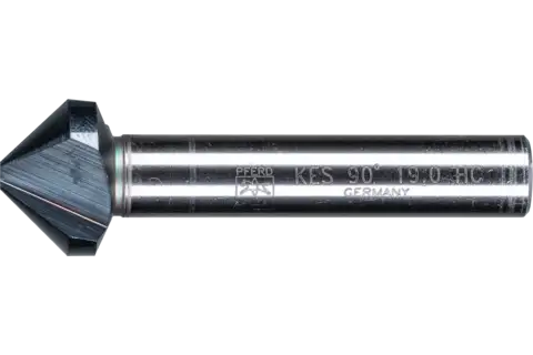 HSS conical and deburring countersink 90 ° dia. 19 mm shank dia. 10 mm DIN 335 C HICOAT coated 1