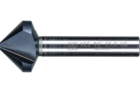 HSS conical and deburring countersink 90 ° dia. 25 mm shank dia. 10 mm DIN 335 C HICOAT coated 1