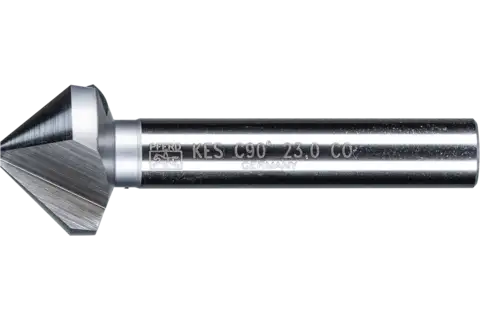 HSSE Co5 conical and deburring countersink 90 ° dia. 23 mm shank dia. 10 mm DIN 335 C 1