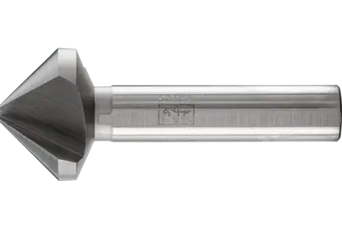 HSSE Co5 conical and deburring countersink 90 ° dia. 28 mm shank dia. 12 mm DIN 335 C 3-surface shaft 1
