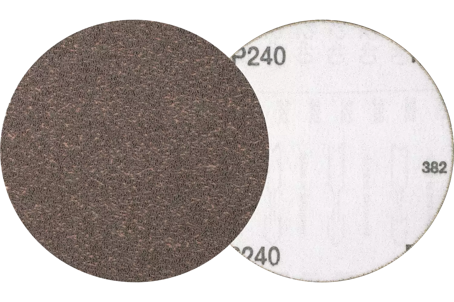 Disco velcrato granulo agglomerato KR Ø 125 mm A240 CK per finitura con smerigliatrice angolare