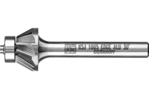 Tungsten carbide burr EDGE ALU conical KSJ 30 ° dia. 16x05 mm shank dia. 6 mm work on edges aluminium 1