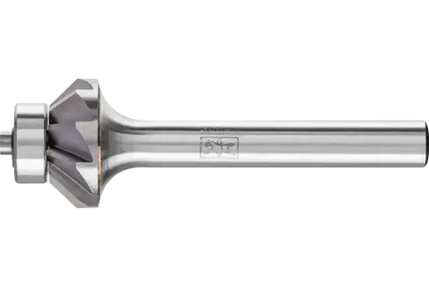 Hardmetalen stiftfrees EDGE verzonken kegelvorm KSK 45° Ø 16x03 mm stift-Ø 6 mm bewerking van kanten 1