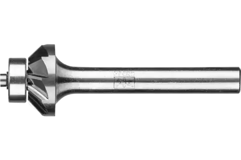 Tungsten carbide burr EDGE ALU conical KSK 45 ° dia. 16x03 mm shank dia. 6 mm work on edges aluminium 1