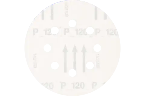 universal aluminium oxide Velcro-backed abrasive disc KSS dia. 125 A120 8 extraction holes for eccentric orbital sanders 3