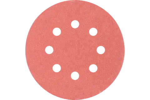 universal aluminium oxide Velcro-backed abrasive disc KSS dia. 125 A180 8 extraction holes for eccentric orbital sanders 2