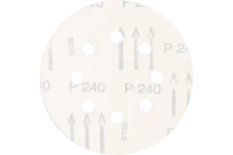 universal aluminium oxide Velcro-backed abrasive disc KSS dia. 125 A240 8 extraction holes for eccentric orbital sanders 2