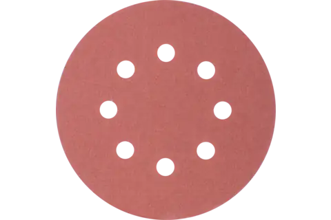 universal aluminium oxide Velcro-backed abrasive disc KSS dia. 125 A240 8 extraction holes for eccentric orbital sanders 1