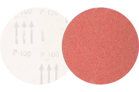 universal aluminium oxide Velcro-backed abrasive disc KSS dia. 125 A100 without extraction holes for eccentric orbital sanders 1