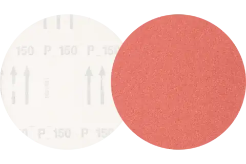 universal aluminium oxide Velcro-backed abrasive disc KSS dia. 125 A150 without extraction holes for eccentric orbital sanders 1