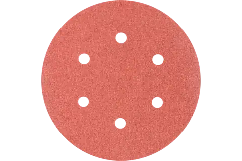 universal aluminium oxide Velcro-backed abrasive disc KSS dia. 150 A100 6 extraction holes for eccentric orbital sanders 2