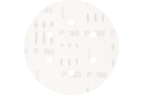 universal aluminium oxide Velcro-backed abrasive disc KSS dia. 150 A180 6 extraction holes for eccentric orbital sanders 3