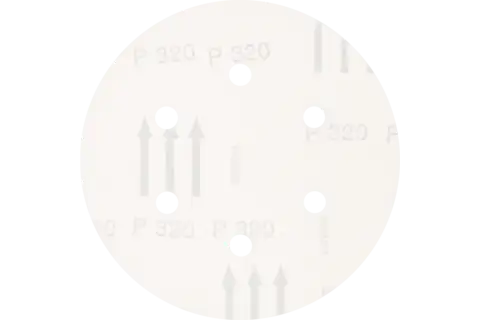 universal aluminium oxide Velcro-backed abrasive disc KSS dia. 150 A320 6 extraction holes for eccentric orbital sanders 3