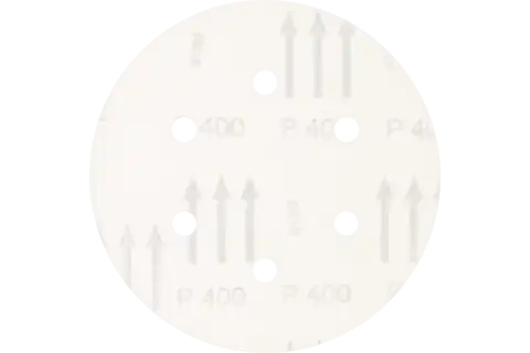 universal aluminium oxide Velcro-backed abrasive disc KSS dia. 150 A400 6 extraction holes for eccentric orbital sanders 3