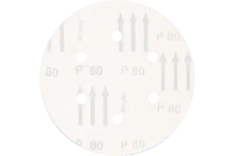 universal aluminium oxide Velcro-backed abrasive disc KSS dia. 150 A80 6 extraction holes for eccentric orbital sanders 3