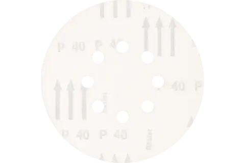 universal aluminium oxide Velcro-backed abrasive disc KSS dia. 150 A40 8 extraction holes for eccentric orbital sanders 3