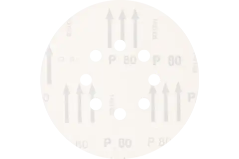 universal aluminium oxide Velcro-backed abrasive disc KSS dia. 150 A80 8 extraction holes for eccentric orbital sanders 3