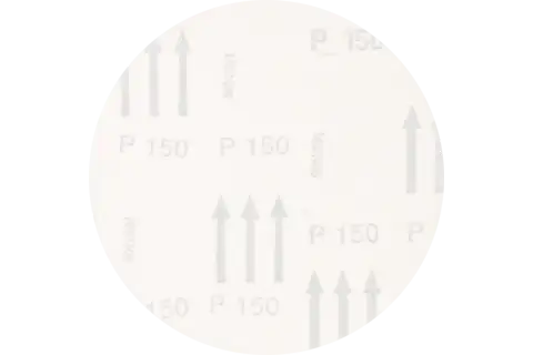 universal aluminium oxide Velcro-backed abrasive disc KSS dia. 150 A150 without extraction holes for eccentric orbital sanders 3