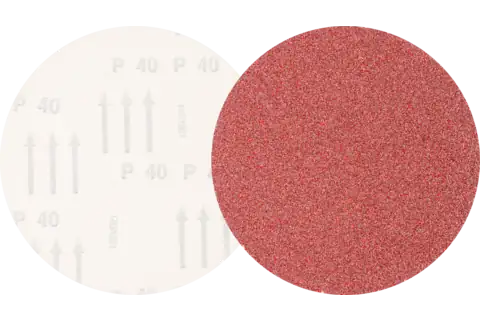 universal aluminium oxide Velcro-backed abrasive disc KSS dia. 150 A40 without extraction holes for eccentric orbital sanders 1