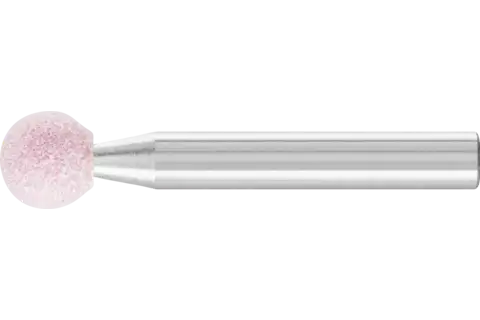 STEEL EDGE Schleifstift Kugel Ø 10x10mm Schaft-Ø 6 mm A80 für Stahl- und Stahlguss 1