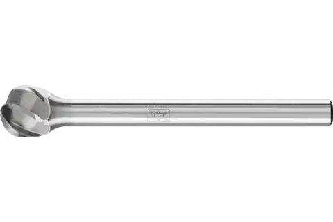 Hardmetalen hoogrendementsstiftfrees ALU kogelvorm KUD Ø 06x05 mm stift-Ø 3 mm voor aluminium/non-ferrometalen 1