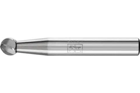 Hardmetalen hoogrendementsstiftfrees ALU kogelvorm KUD Ø 06x05 mm stift-Ø 6 mm voor aluminium/non-ferrometalen 1