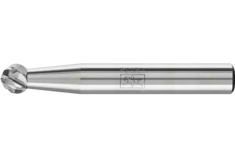 Hartmetall Hochleistungsfrässtift STEEL Kugel KUD Ø 06x05 mm Schaft-Ø 6 mm für Stahl 1