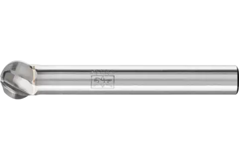 Hardmetalen hoogrendementsstiftfrees ALU kogelvorm KUD Ø 08x07 mm stift-Ø 6 mm voor aluminium/non-ferrometalen 1