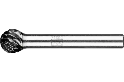 Hardmetalen hoogrendementsstiftfrees ALLROUND kogelvorm KUD Ø 10x09 mm stift-Ø 6 mm HICOAT universeel 1