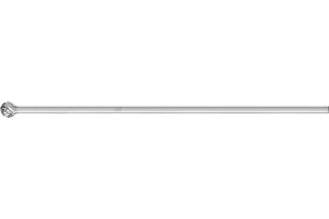 Wysokowydajny trzpień frezarski ze stopów twardych STEEL kulisty KUD Ø 12 × 10 mm trzpień Ø 6 × 150 mm do stali 1