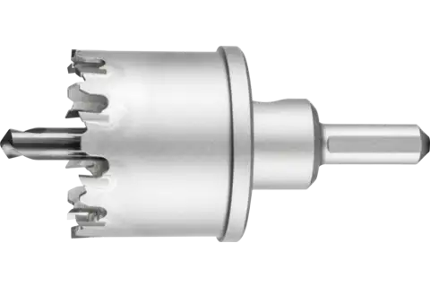 Carotatore/Sega a tazza metallo duro Ø 45x35 mm, gambo Ø 10 mm, profondità di taglio 32 mm universale 1