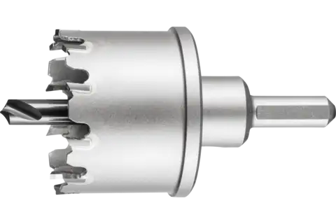 Carotatore/Sega a tazza metallo duro Ø 50x35 mm, gambo Ø 10 mm, profondità di taglio 32 mm universale 1