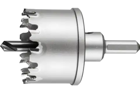 Carotatore/Sega a tazza metallo duro Ø 55x35 mm, gambo Ø 10 mm, profondità di taglio 32 mm universale 1