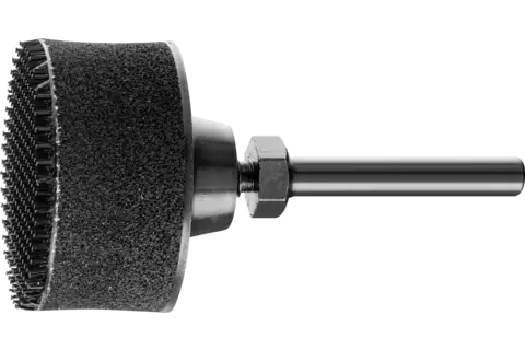 POLINOX holder for non-woven marbling discs Velcro-backed dia. 40 mm shank dia. 6 mm 1