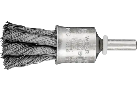 End brush knotted PBG dia. 19 mm shank dia. 6 mm steel wire dia. 0.25 1