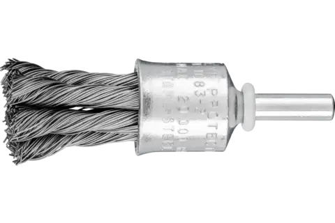 End brush knotted PBG dia. 19 mm shank dia. 6 mm steel wire dia. 0.35 1