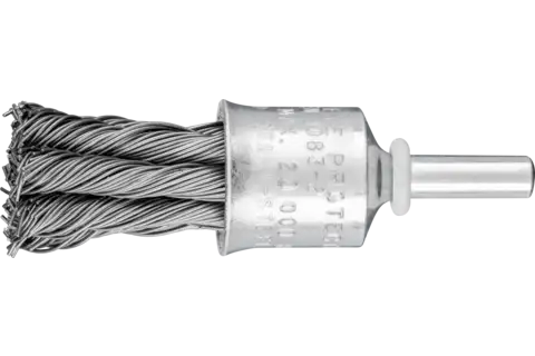 End brush knotted PBG dia. 19 mm shank dia. 6 mm steel wire dia. 0.50 1