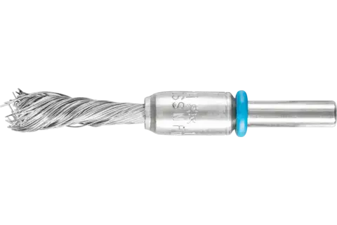 Spazzola a pennello SINGLETWIST con filo ritorto PBGS Ø 10 mm, gambo Ø 6 mm, filo d’acciaio inossidabile Ø 0,50 1