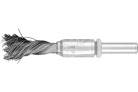 SINGLETWIST Pinselbürste gezopft PBGS Ø12 mm Schaft-Ø6 mm Stahl-Draht-Ø0,20 1
