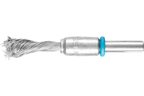 SINGLETWIST INOX-TOTAL end brush knotted PBGSIT dia. 10 mm shank dia. 6 mm stainless steel wire dia. 0.20 1