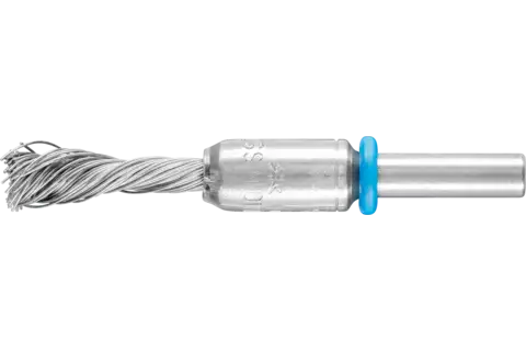 SINGLETWIST INOX-TOTAL end brush knotted PBGSIT dia. 10 mm shank dia. 6 mm stainless steel wire dia. 0.35 1