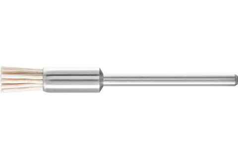 Miniature end brush PBU dia. 5 mm shank dia. 2.34 mm aluminium oxide filament dia. 0.50 mm grit 320 1