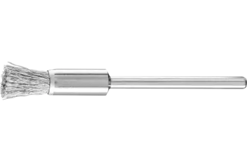 Minyatür kalem fırça PBU çap 5 mm sap çap 2,34 mm paslanmaz çelik tel çap 0,10 1