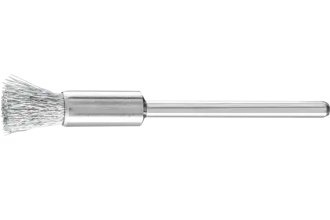 Minyatür kalem fırça PBU çap 5 mm sap çap 2,34 mm çelik tel çap 0,10 1