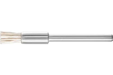 Miniature end brush PBU dia. 5 mm shank dia. 3 mm aluminium oxide filament dia. 0.50 mm grit 320 1