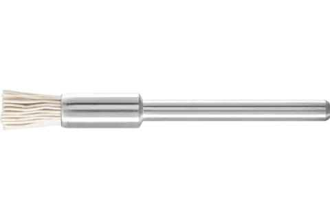 Miniatur-Pinselbürste PBU Ø5 mm Schaft-Ø3 mm Aluminium-Oxid-Filament-Ø0,30 Korn 600 1