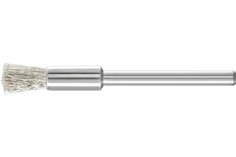 Microspazzola a pennello PBU Ø 5 mm, gambo Ø 3 mm, filo d’acciaio inossidabile Ø 0,10 1