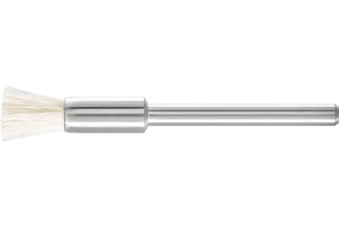 Microspazzola a pennello PBU Ø 5 mm, gambo Ø 3 mm, setola di capra bianca 1