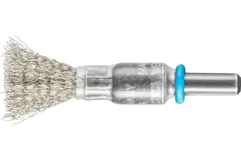 Niepleciona szczotka-pędzelek PBU Ø10 mm trzpień Ø6 mm drut ze stali nierdzewnej Ø0,15 1